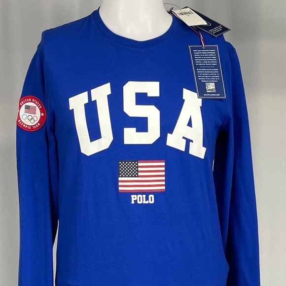 Polo Ralph Lauren Small Team USA Olympics Limited Graphic Long Sleeve Brand New - Picture 1 of 6